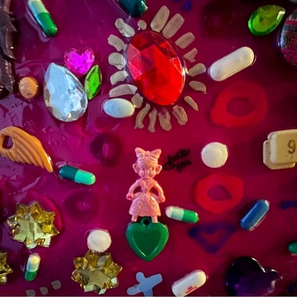 Other - Original Artwork. “I SPY”, mixed media, 24” x 24” x 2”.